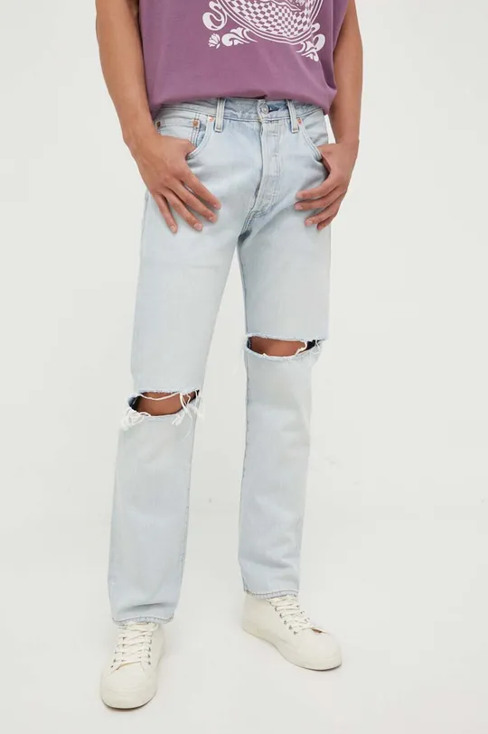 Levi's jeansy 501 niebieski