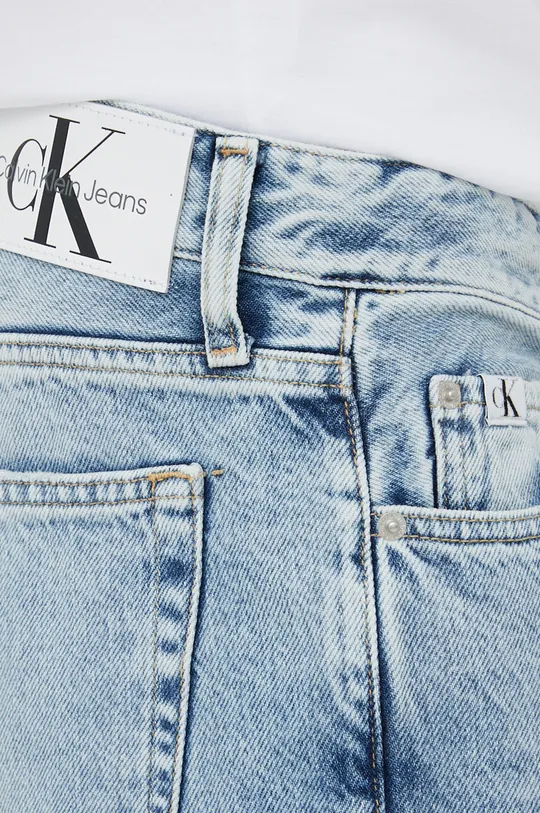 plava Pamučne traperice Calvin Klein Jeans