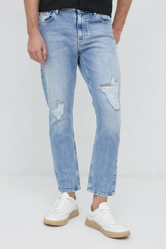 μπλε Τζιν παντελόνι Calvin Klein Jeans Ανδρικά