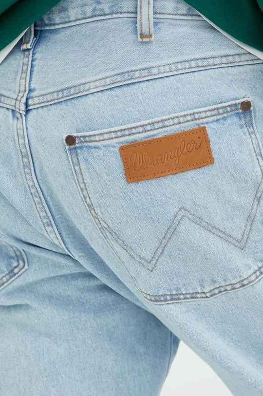 niebieski Wrangler jeansy Frontier