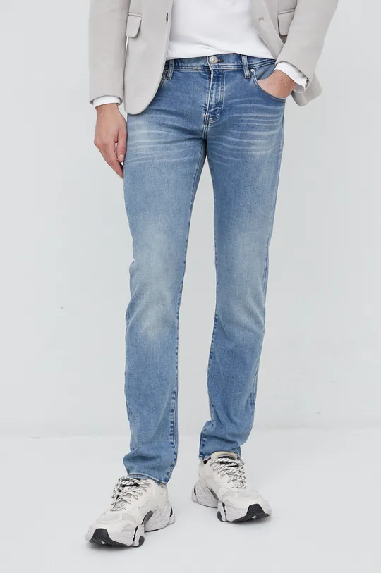niebieski Armani Exchange jeansy Męski