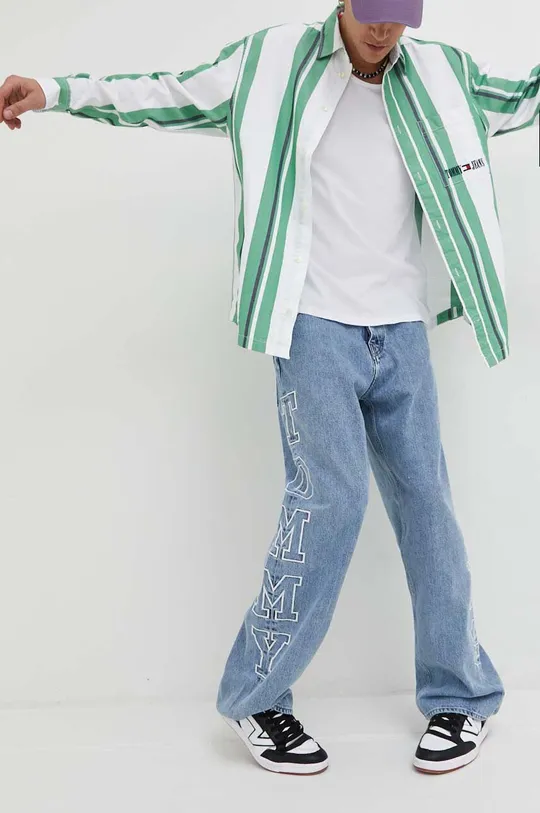 jasny niebieski Tommy Jeans jeansy Aiden Męski