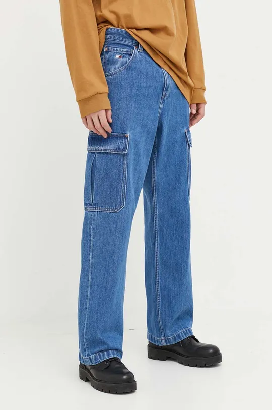 niebieski Tommy Jeans jeansy Aiden Męski