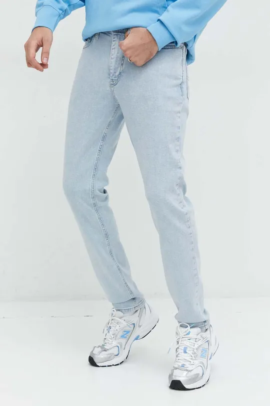 niebieski Tommy Jeans jeansy Simon Męski