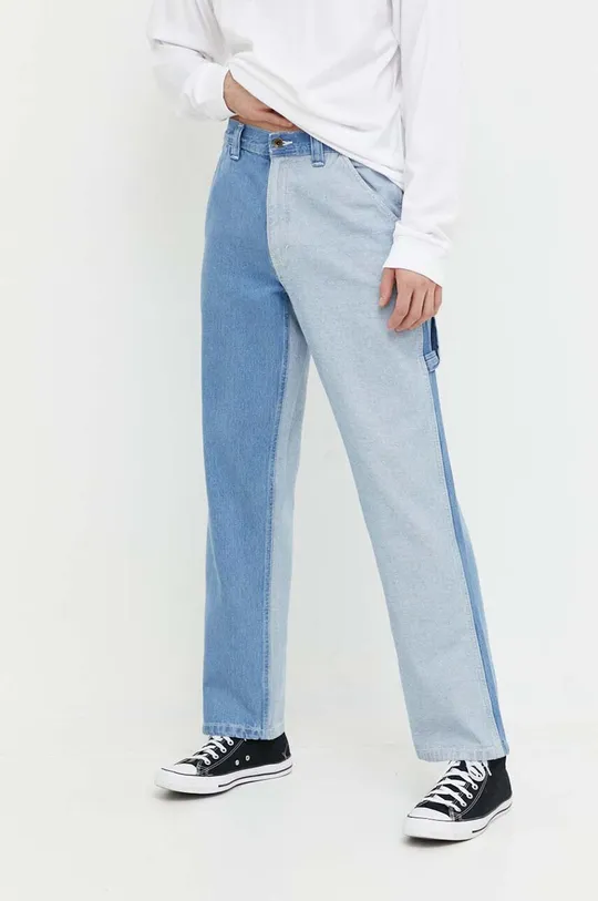 niebieski Vans jeansy Męski