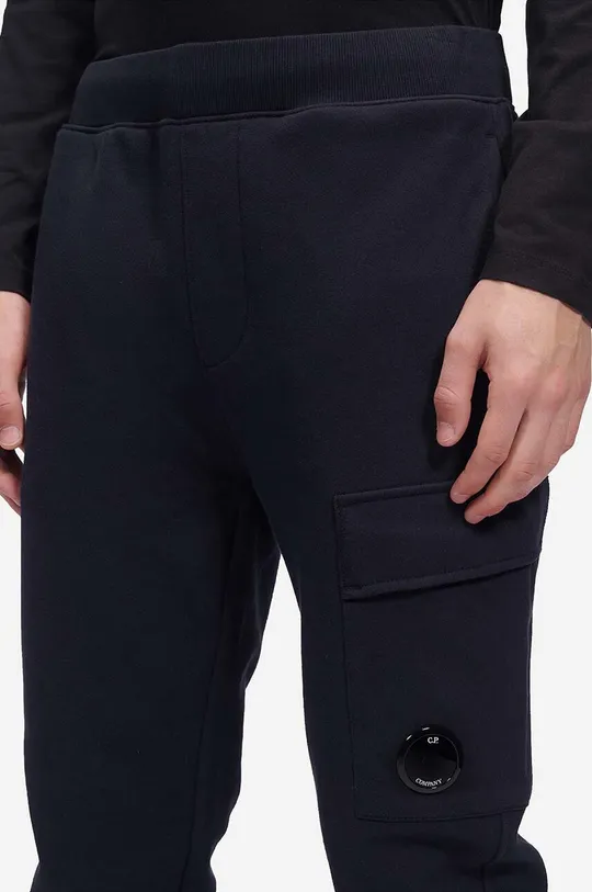 negru C.P. Company pantaloni de trening din bumbac