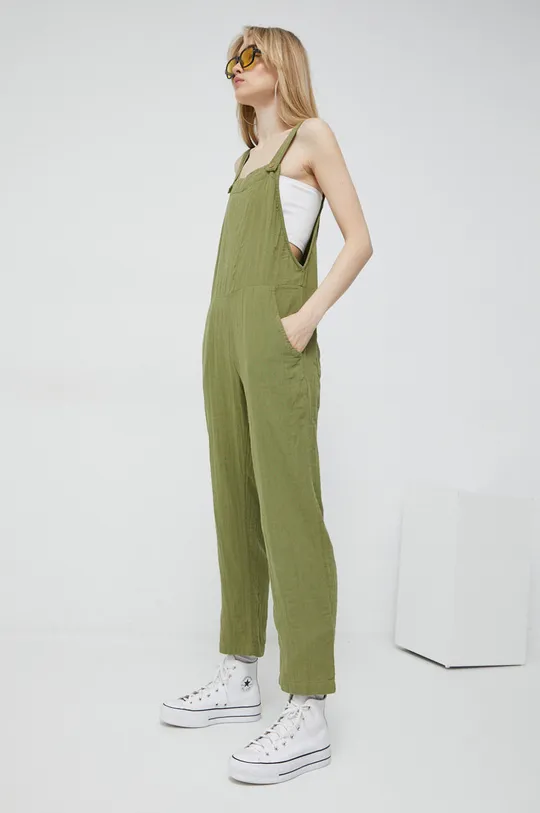 πράσινο Βαμβακερή φόρμα Roxy Γυναικεία