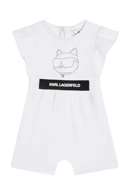 λευκό Βρεφικά βαμβακερά φορμάκια Karl Lagerfeld Για κορίτσια