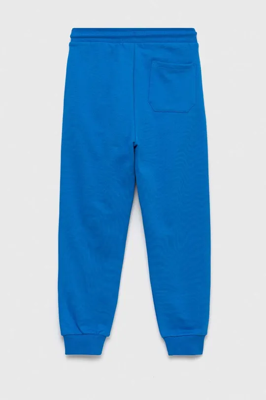 Παιδικό βαμβακερό παντελόνι Calvin Klein Jeans μπλε