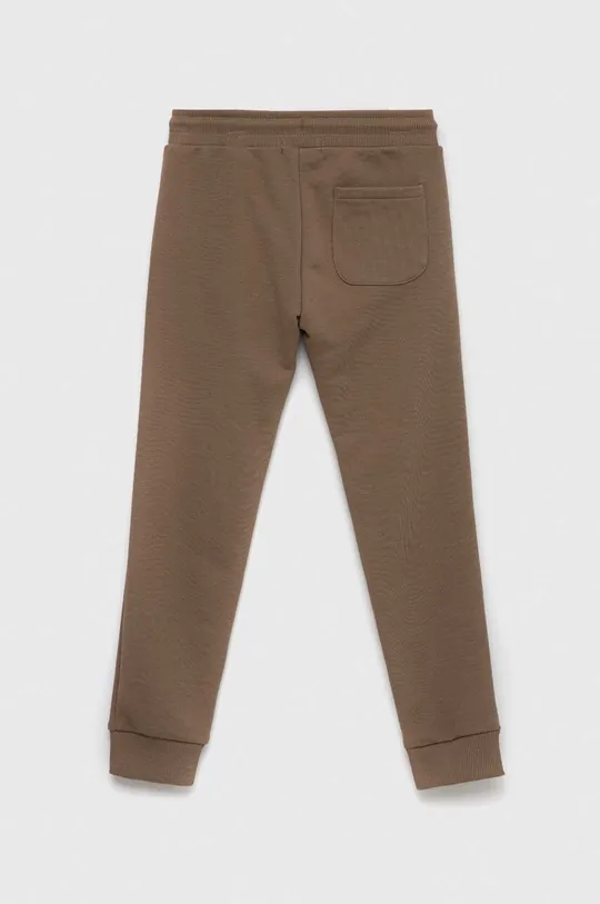 Calvin Klein Jeans spodnie dresowe dziecięce brązowy