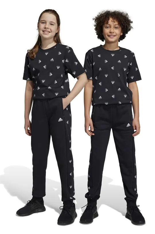 чорний Дитячі спортивні штани adidas U BLUV PNT Для хлопчиків