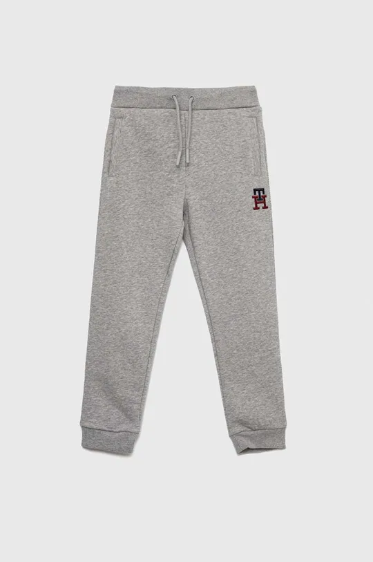 сірий Дитячі спортивні штани Tommy Hilfiger Для хлопчиків