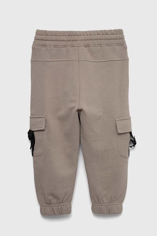 Sisley pantaloni tuta in cotone bambino/a marrone