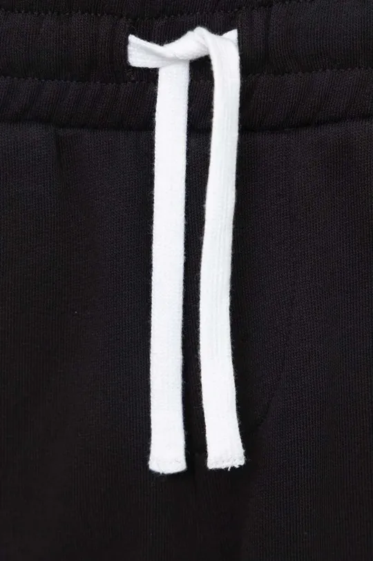 czarny Sisley spodnie dresowe bawełniane dziecięce