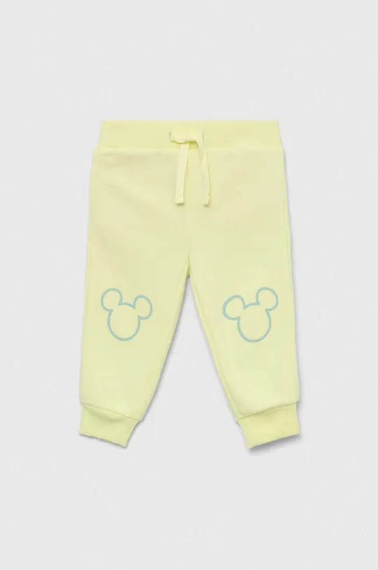żółty GAP spodnie dresowe dziecięce x Disney Chłopięcy