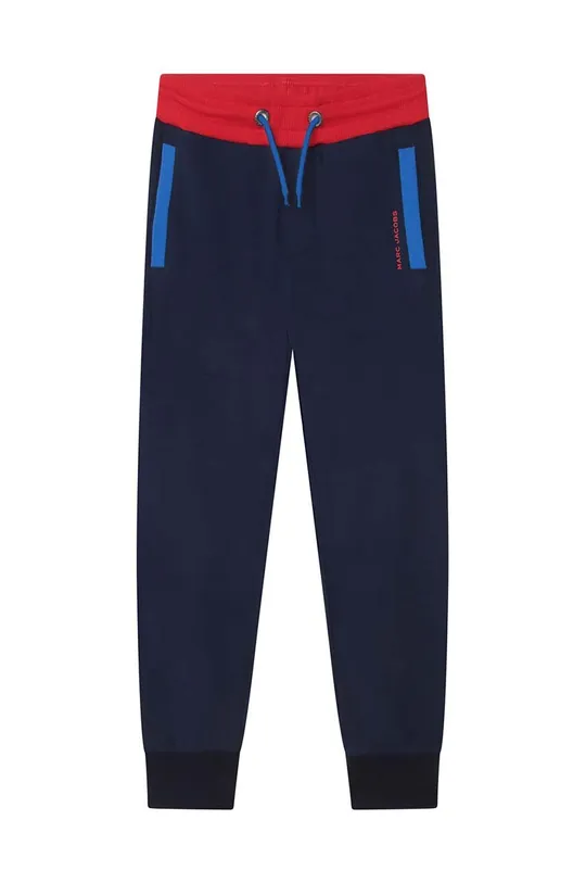 σκούρο μπλε Παιδικό βαμβακερό παντελόνι Marc Jacobs Για αγόρια