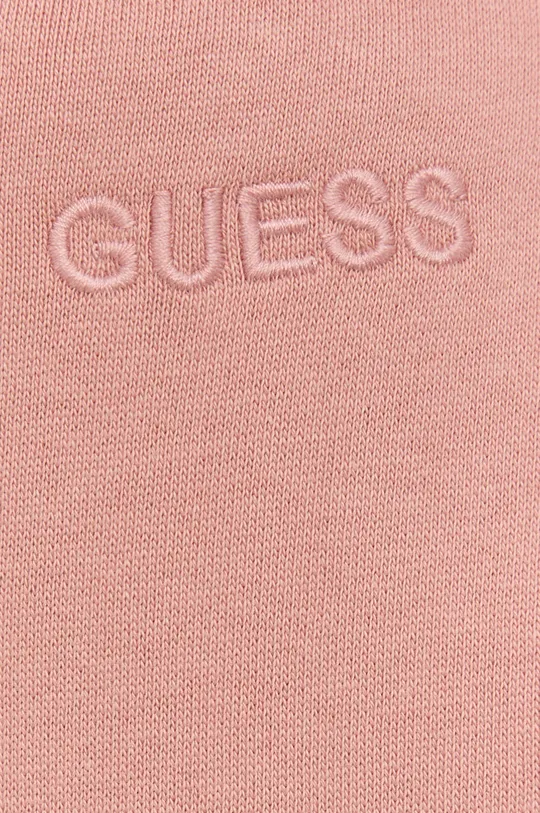 ροζ Βαμβακερό παντελόνι Guess