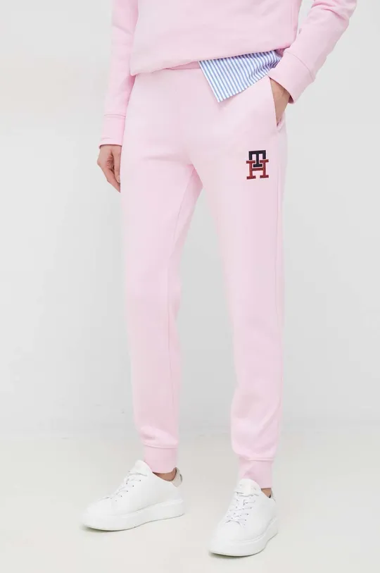ροζ Παντελόνι φόρμας Tommy Hilfiger Γυναικεία