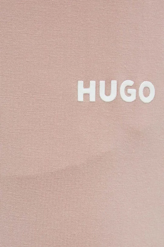 pastelowy różowy HUGO spodnie dresowe