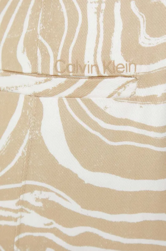 písková Kalhoty Calvin Klein