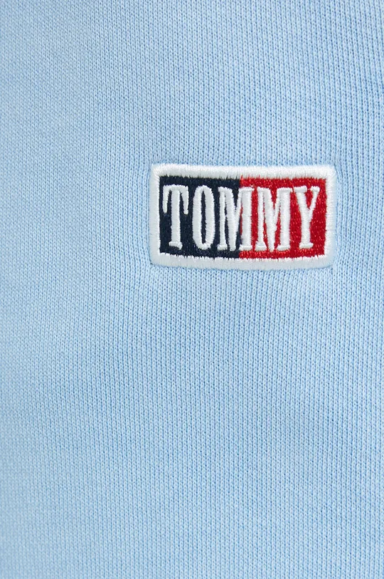 μπλε Βαμβακερό παντελόνι Tommy Jeans
