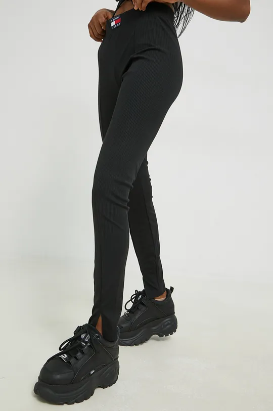 μαύρο Κολάν Tommy Jeans Γυναικεία