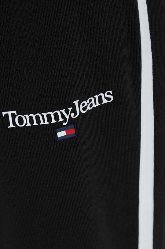 czarny Tommy Jeans spodnie dresowe