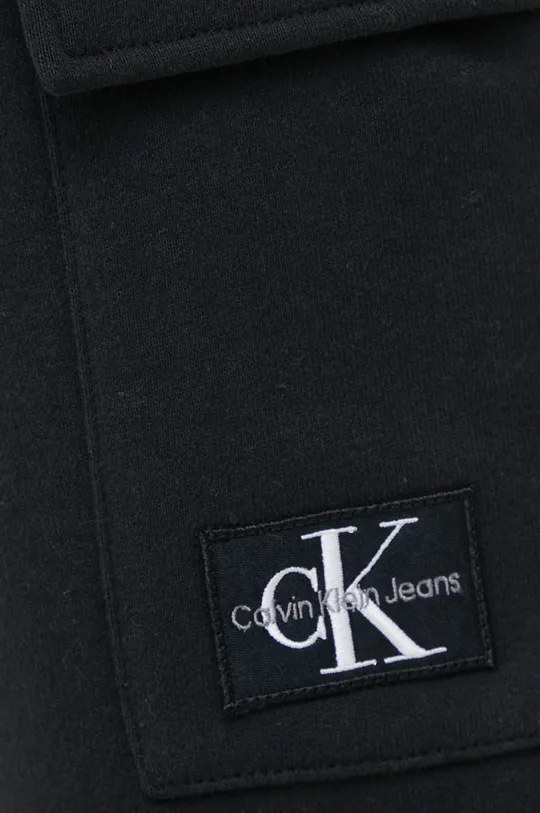 čierna Bavlnené tepláky Calvin Klein Jeans