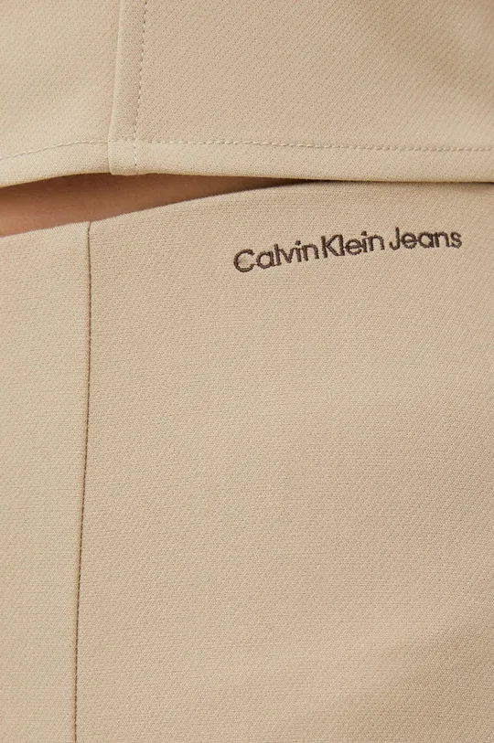 μπεζ Παντελόνι Calvin Klein Jeans