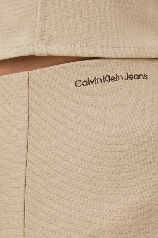 beżowy Calvin Klein Jeans spodnie