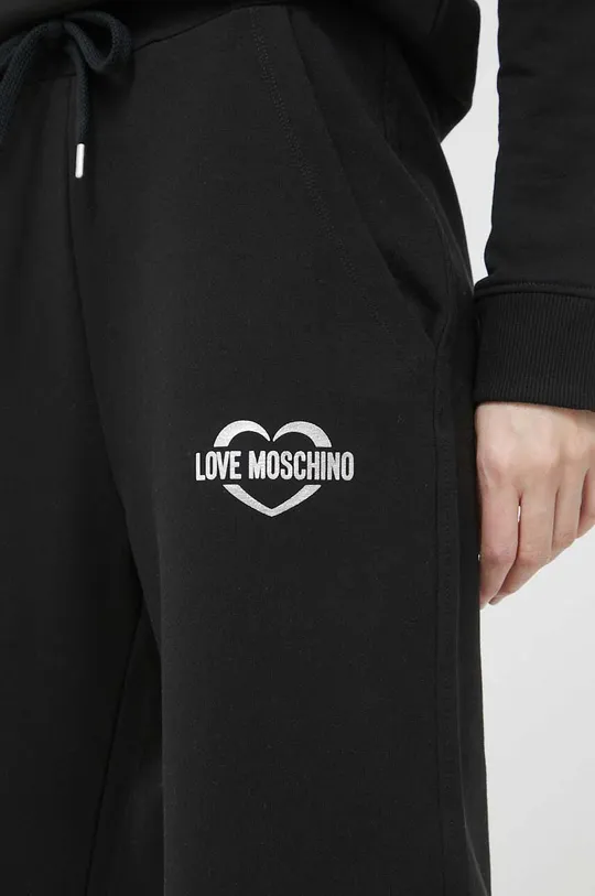 чорний Спортивні штани Love Moschino