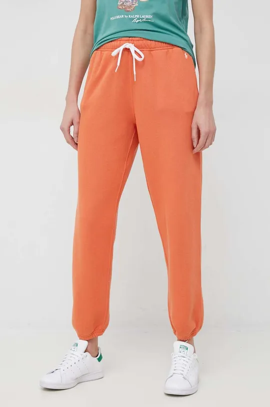 Polo Ralph Lauren spodnie dresowe pomarańczowy
