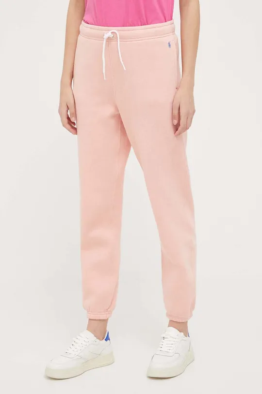 różowy Polo Ralph Lauren spodnie dresowe Damski