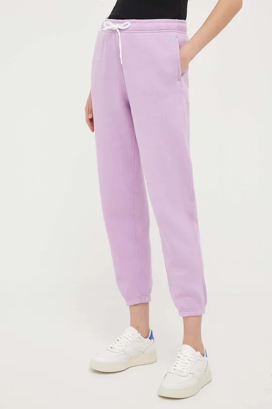 fioletowy Polo Ralph Lauren spodnie dresowe Damski