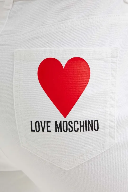fehér Love Moschino farmer