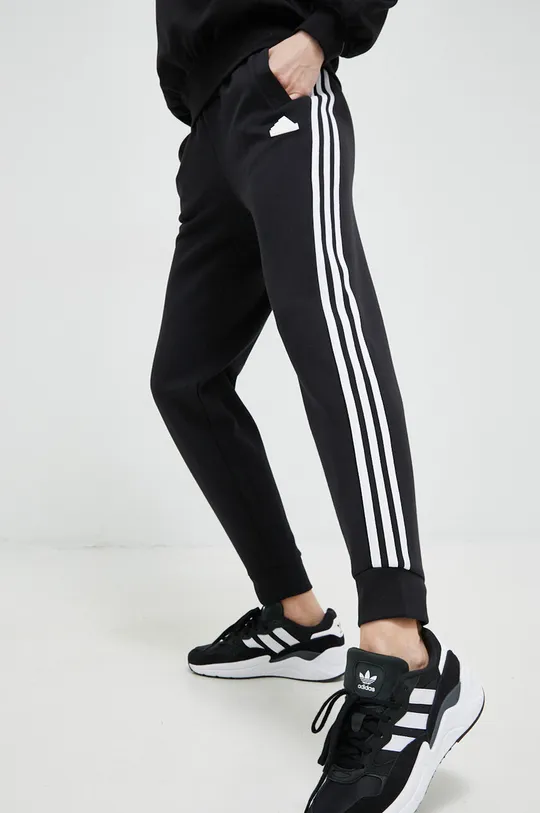 czarny adidas spodnie dresowe Damski