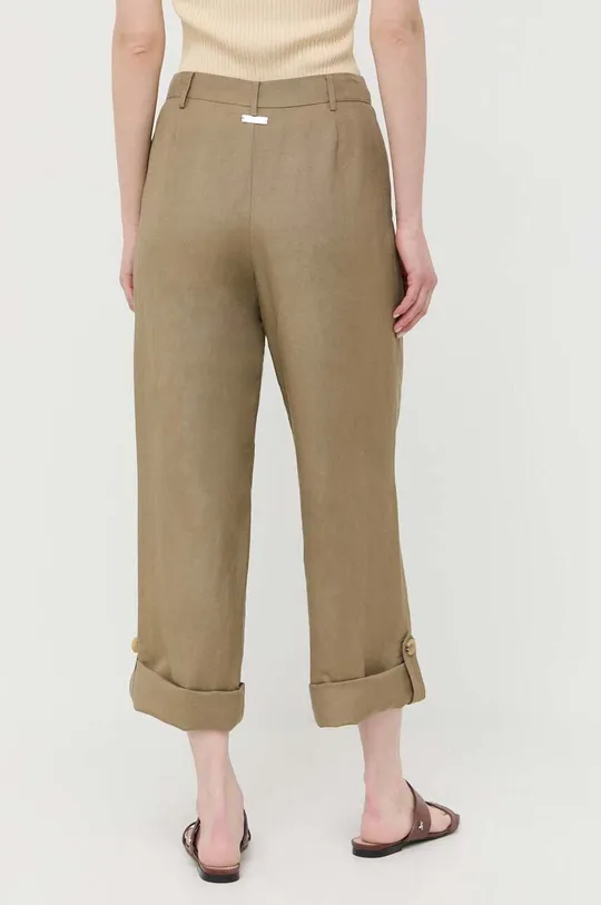 Λινό παντελόνι Twinset  Κύριο υλικό: 55% Λινάρι, 45% Βισκόζη Φόδρα τσέπης: 100% Πολυεστέρας