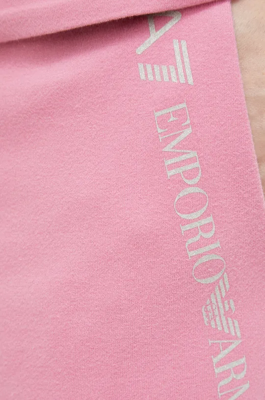 ružová Tepláky EA7 Emporio Armani