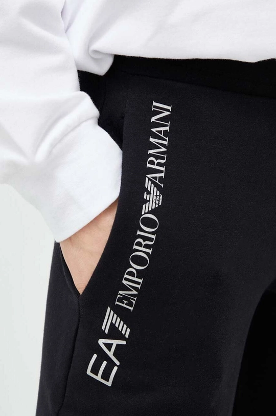 μαύρο Παντελόνι φόρμας EA7 Emporio Armani