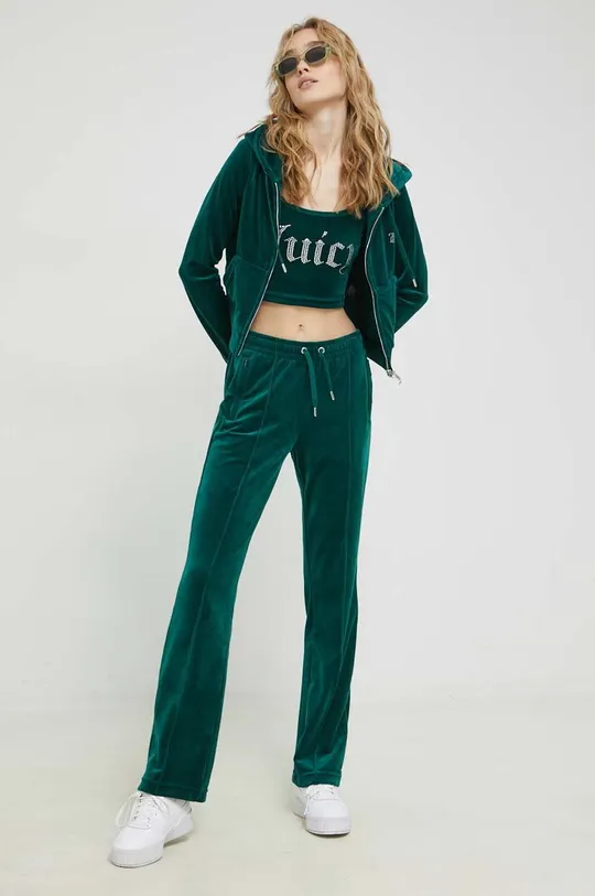 πράσινο Παντελόνι φόρμας Juicy Couture Tina Γυναικεία