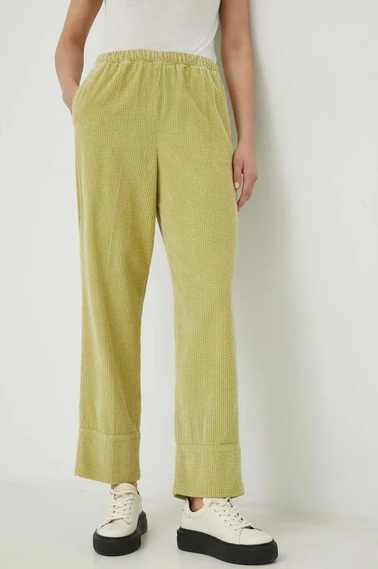 zelená Manšestrové nohavice American Vintage Dámsky
