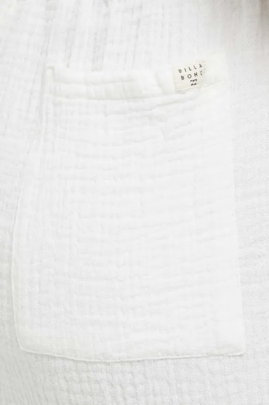 λευκό Βαμβακερό παντελόνι Billabong