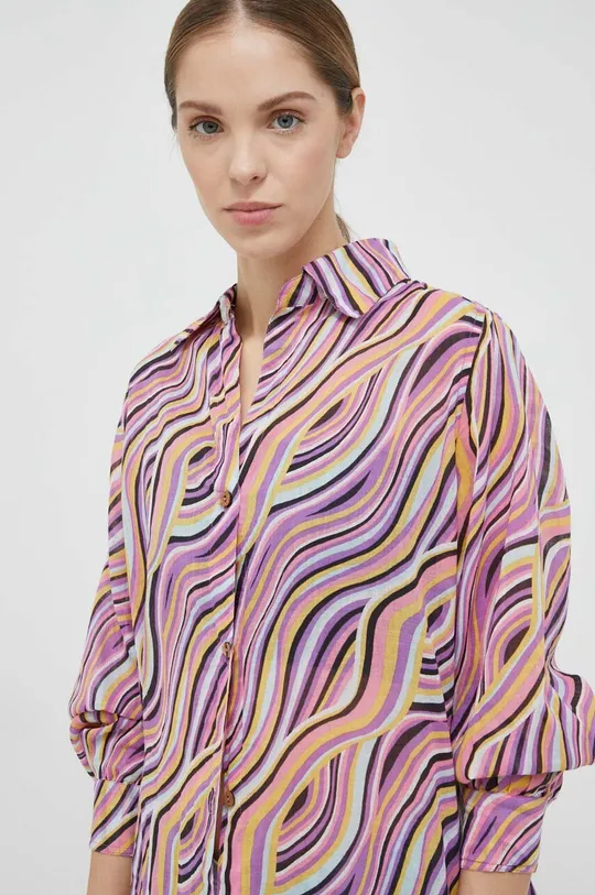multicolor Billabong koszula bawełniana Damski