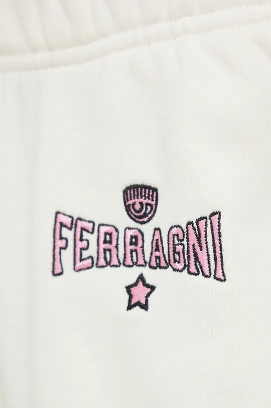 beżowy Chiara Ferragni spodnie dresowe bawełniane