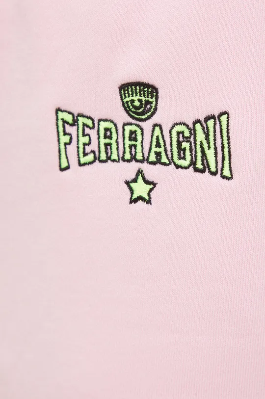 rózsaszín Chiara Ferragni pamut melegítőnadrág