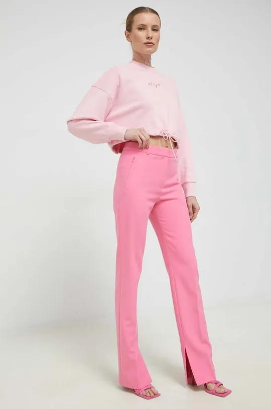 Παντελόνι HUGO ροζ