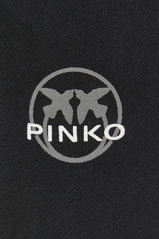 μαύρο Βαμβακερό παντελόνι Pinko