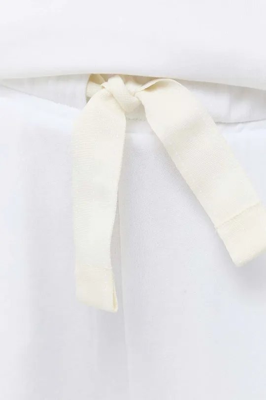 biały Marc O'Polo spodnie dresowe bawełniane