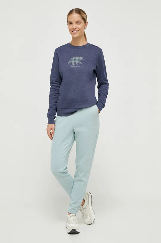 Tréningové nohavice Calvin Klein Performance Essentials modrá
