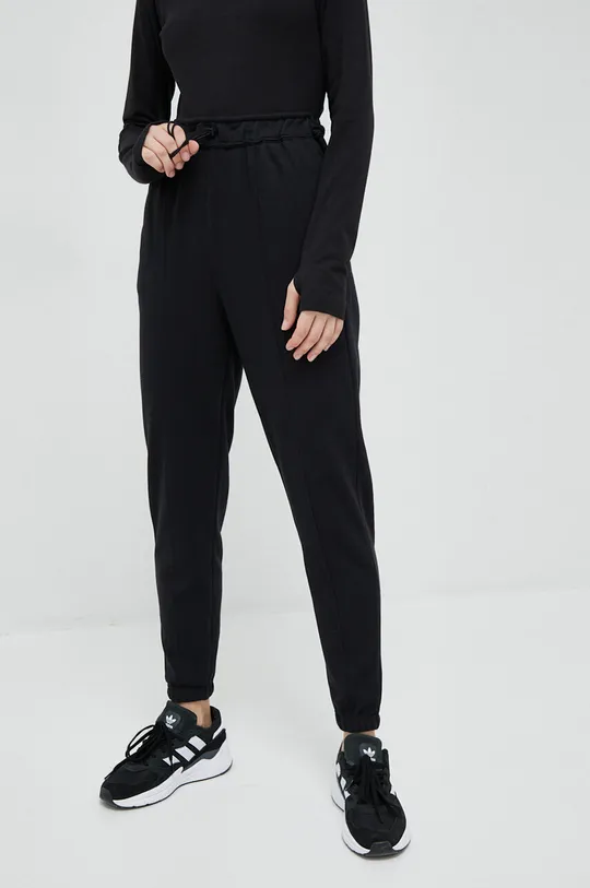 μαύρο Παντελόνι προπόνησης Calvin Klein Performance Essentials Γυναικεία